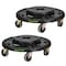 Alpine Industries 32 Gallon Trash Can Dolly ALP471-32-DOLLY-2pk - alternate 8